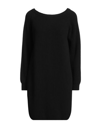 Semicouture Woman Sweater Black Size M Wool, Polyamide In Black