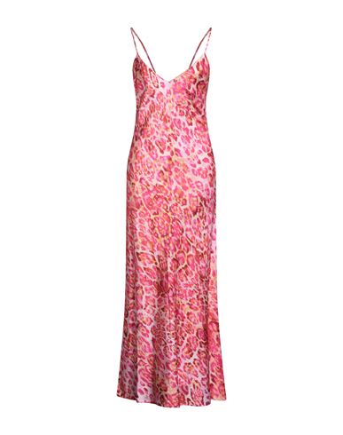 Clips Woman Maxi Dress Fuchsia Size 10 Viscose, Elastane In Pink