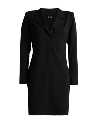 Liu •jo Woman Mini Dress Black Size 6 Polyester, Elastane In Black