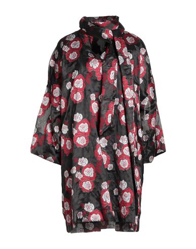 Essentiel Antwerp Woman Mini Dress Black Size L Polyester In Multi