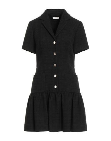 Minivestido Mujer Negro 42 Mujer
