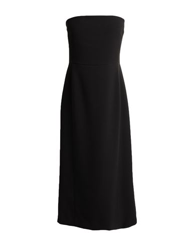 Rebel Queen By Liu •jo Woman Midi Dress Black Size L Polyester, Elastane In Black