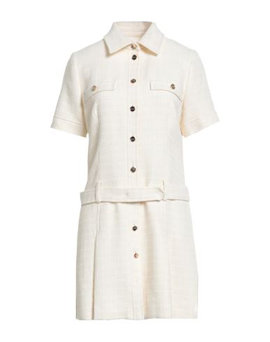 Mini-Kleid Damen Cremeweiß 40 Damen