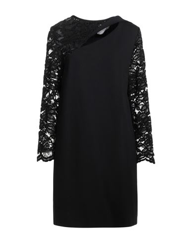Lafty Lie Woman Mini Dress Black Size 14 Viscose, Nylon, Elastane, Polyester In Black