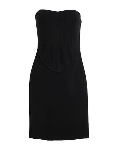 Boutique Moschino Woman Mini Dress Black Size 8 Polyester In Black