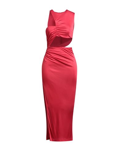 Simona Corsellini Edizione Limitata Woman Maxi Dress Red Size 4 Acetate In Red