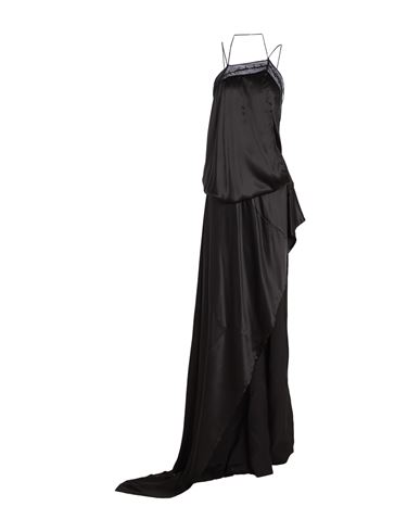 Ann Demeulemeester Woman Maxi Dress Black Size 10 Silk In Black