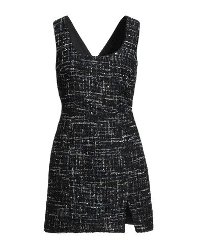 Liu •jo Woman Mini Dress Black Size 8 Polyester In Black