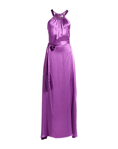 Rebel Queen By Liu •jo Woman Maxi Dress Mauve Size Xl Viscose In Purple