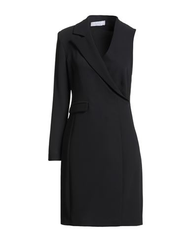 Kaos Woman Mini Dress Black Size 10 Polyester In Black