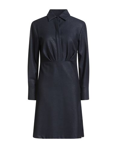 Robert Friedman Woman Midi Dress Midnight Blue Size Xl Wool, Viscose, Elastane, Polyamide In Blue