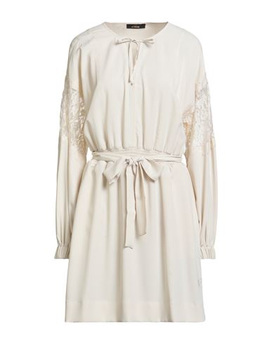 Actitude By Twinset Woman Mini Dress Beige Size Xl Polyester, Polyamide In Neutral