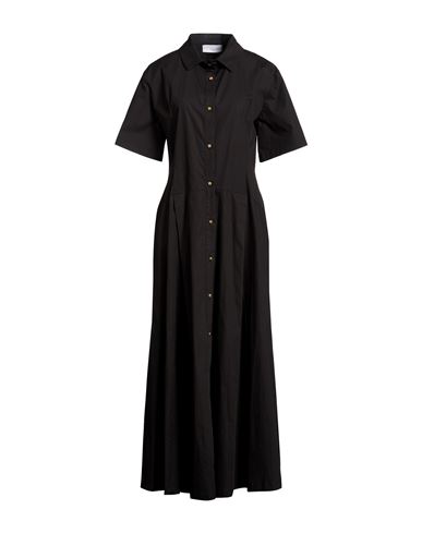 Gaelle Paris Gaëlle Paris Woman Maxi Dress Black Size 10 Cotton