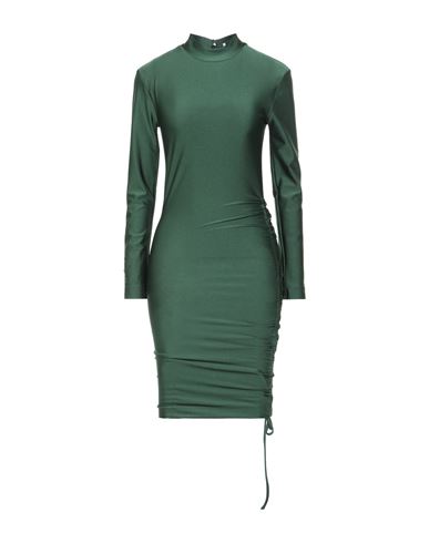 Mvp Wardrobe Woman Mini Dress Green Size 4 Polyamide, Elastane In Green