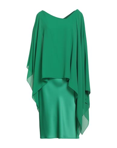 Alice Miller Woman Midi Dress Green Size 10 Polyester In Green