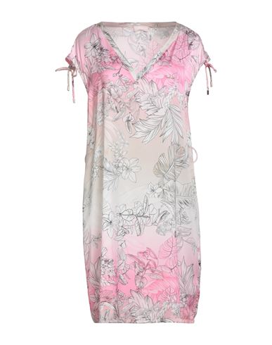 Liu •jo Woman Mini Dress Pink Size L Polyester In Multi
