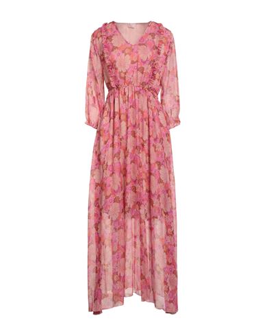 Liu •jo Woman Maxi Dress Blush Size 6 Polyester In Pink