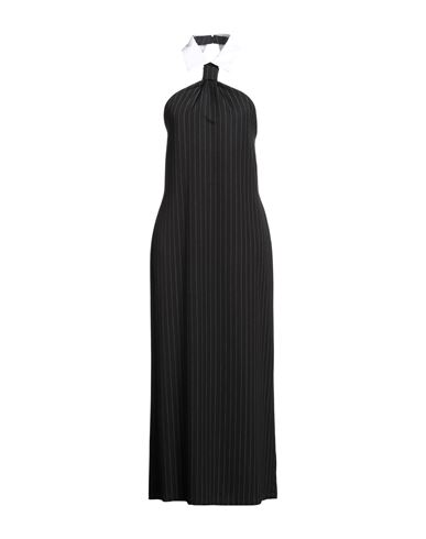 Motel Woman Maxi Dress Black Size M Polyester, Viscose, Elastane In Black