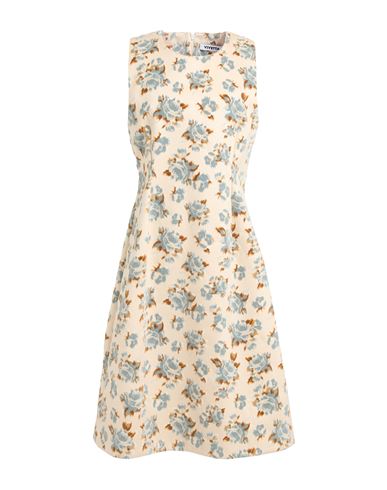 Vivetta Woman Midi Dress Cream Size 10 Cotton In Neutral