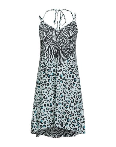 Liu •jo Woman Mini Dress Black Size S Viscose In Blue