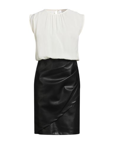 Tensione In Woman Midi Dress Ivory Size M Polyester, Elastane, Polyurethane In White