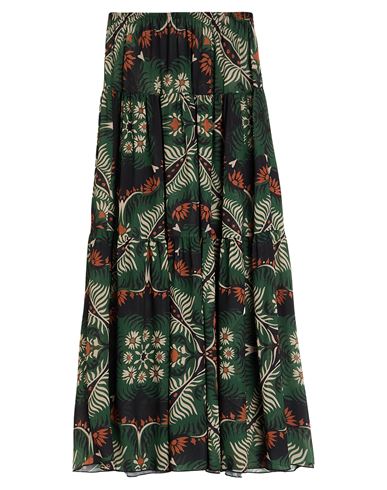 F**k Project Woman Maxi Skirt Green Size M Polyester