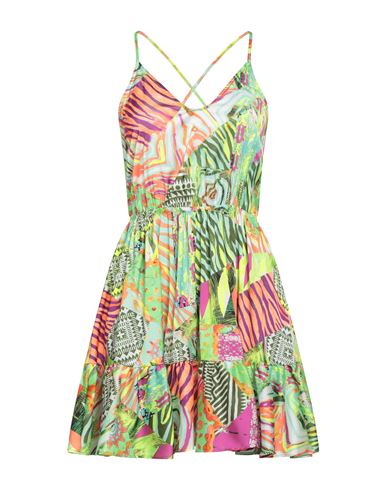 F**k Project Woman Mini Dress Light Green Size M Polyester In Green
