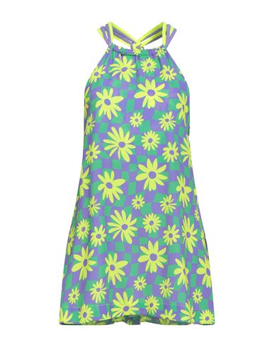 F**k Project Woman Mini Dress Purple Size M Viscose In Green