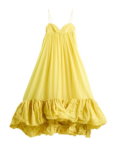 Pinko Woman Maxi Dress Yellow Size 8 Polyester In Yellow