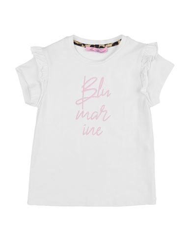 Miss Blumarine Toddler Girl T-shirt White Size 3 Cotton, Elastane In White