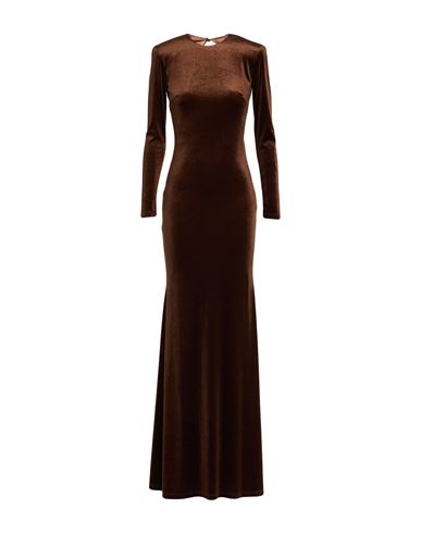 Vestido largo Mujer Marrón chocolate 34,38 Mujer