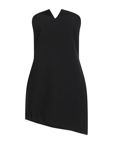 Tensione In Woman Mini Dress Black Size M Polyester, Viscose, Elastane In Black