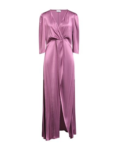 Liu •jo Woman Maxi Dress Mauve Size M Viscose In Purple
