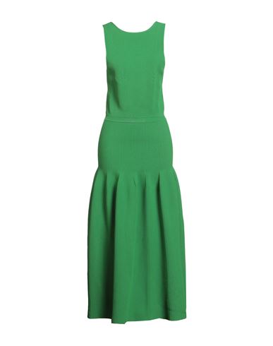 Giorgio Armani Woman Maxi Dress Green Size 2 Viscose, Polyester In Green