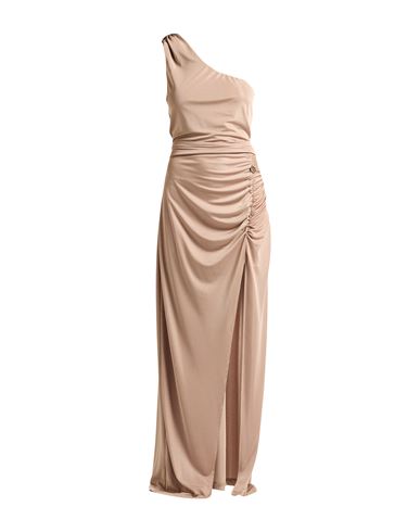 Gaelle Paris Gaëlle Paris Woman Maxi Dress Sand Size 10 Polyester, Elastane In Gold
