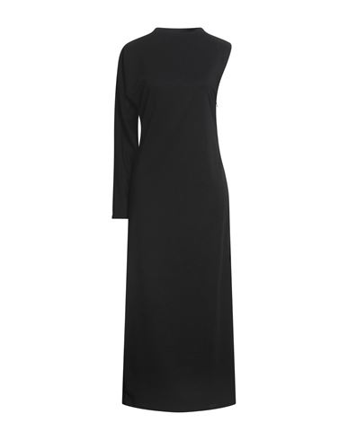 Haveone Woman Maxi Dress Black Size M Polyester In Black