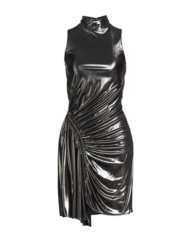 Balmain Woman Mini Dress Charcoal Size 2 Viscose In Grey