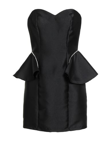Tensione In Woman Mini Dress Black Size S Polyester