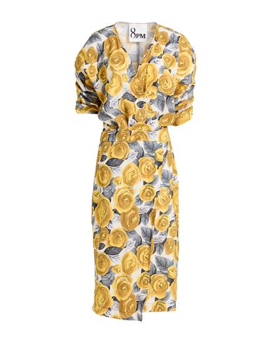 Vestido midi Mujer Amarillo S,XS Mujer