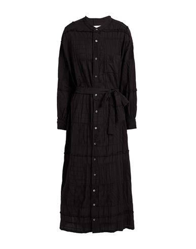 Engineered Garments Woman Midi Dress Black Size 3 Cotton In Black