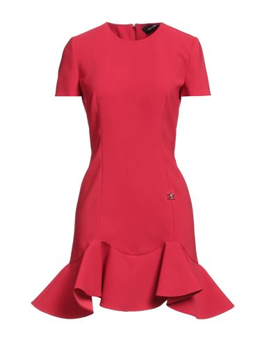 Dsquared2 Woman Mini Dress Red Size 10 Polyester In Red