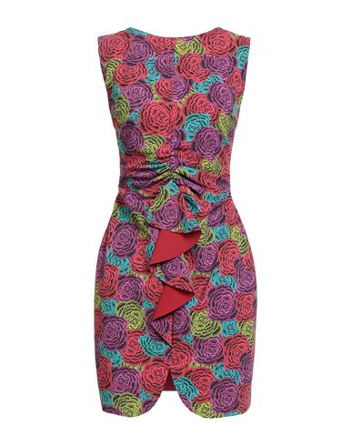 Chiara Boni La Petite Robe Woman Mini Dress Plum Size 4 Polyamide, Elastane In Multi