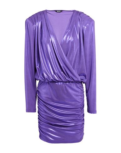 Just Cavalli Ruched Mini Dress In Blue