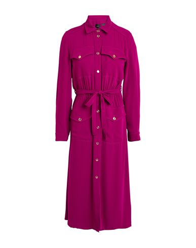 Pinko Woman Midi Dress Mauve Size 2 Polyester In Purple