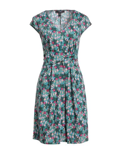 Weekend Max Mara Woman Mini Dress Green Size Xl Cotton In Multi