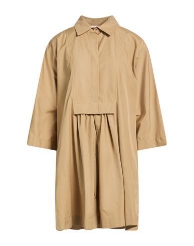Max Mara Woman Mini Dress Camel Size 8 Cotton In Sand