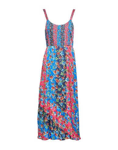 Max & Co . Woman Midi Dress Azure Size 4 Viscose In Blue