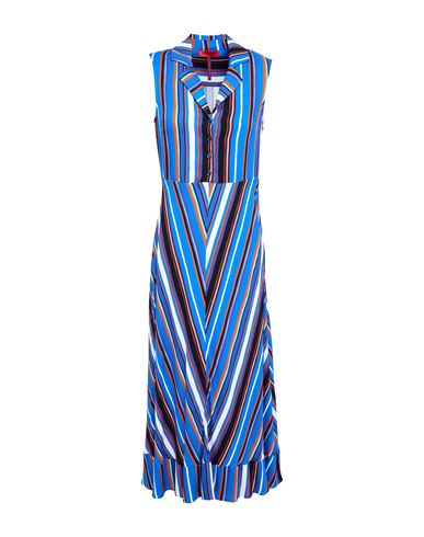 Max & Co . Woman Midi Dress Azure Size 10 Viscose In Blue