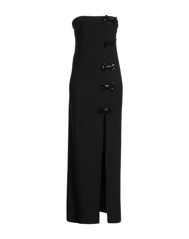 Eleh Woman Maxi Dress Black Size M Polyester, Elastane In Black