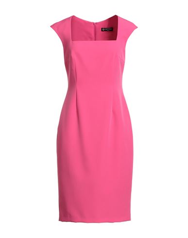 Vestido midi Mujer Fucsia 38 Mujer
